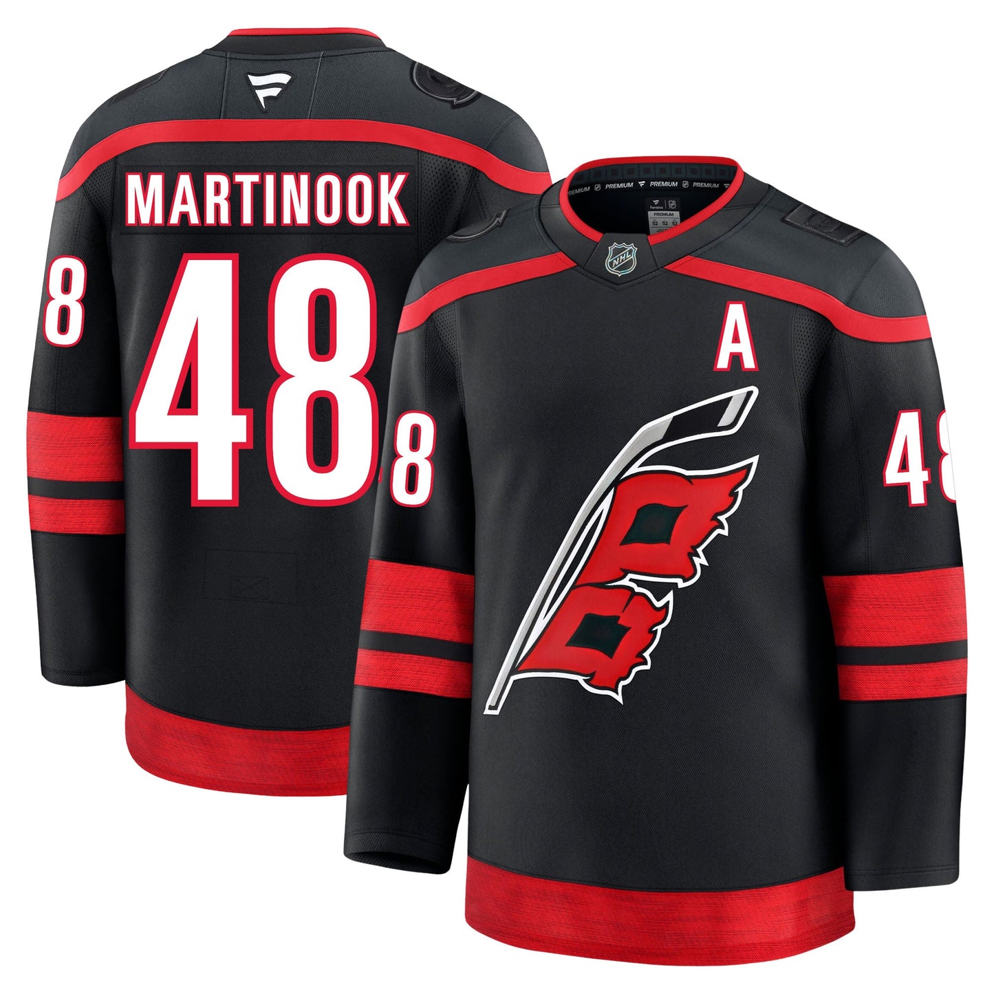 Jordan Martinook Carolina Hurricanes Fanatics Premium Home Jersey