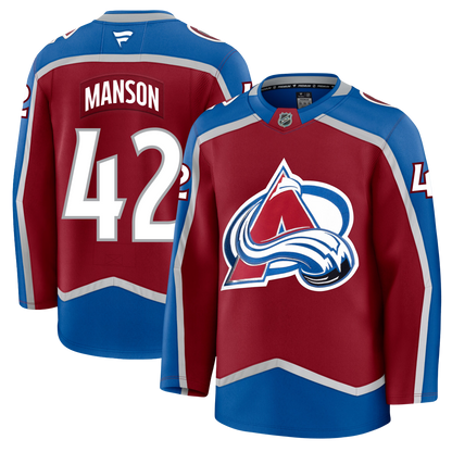Josh Manson Colorado Avalanche Fanatics Premium Home Jersey
