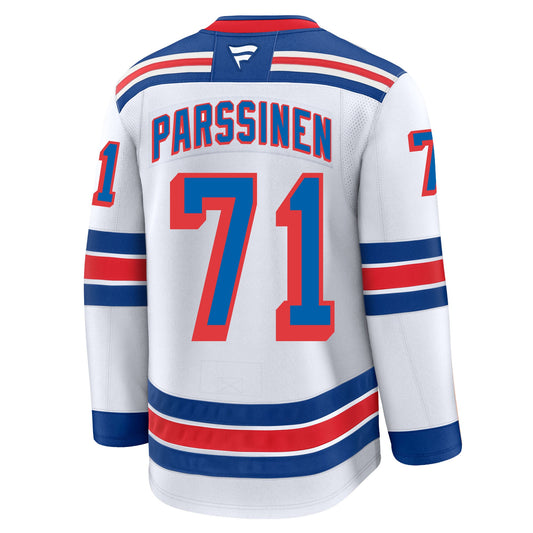 Juuso Parssinen New York Rangers Fanatics Premium Away Jersey