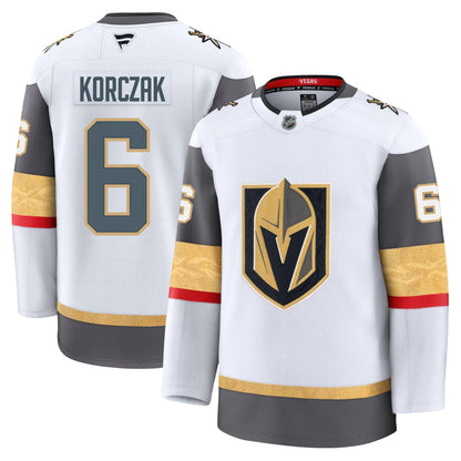 Kaedan Korczak Vegas Golden Knights Fanatics Premium Away Jersey