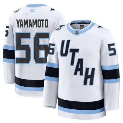 Kailer Yamamoto Utah Mammoth Fanatics Away Premium Jersey