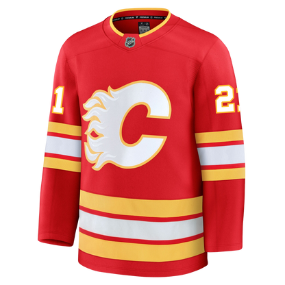 Kevin Rooney Calgary Flames Fanatics Premium Home Jersey
