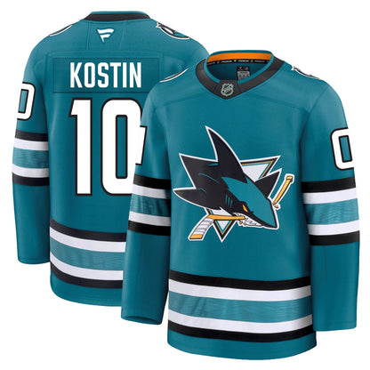 Klim Kostin San Jose Sharks Fanatics Premium Home Jersey