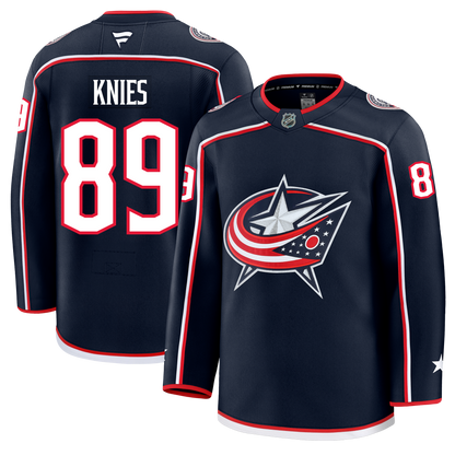 Matthew Knies Columbus Blue Jackets Fanatics Premium Home Jersey