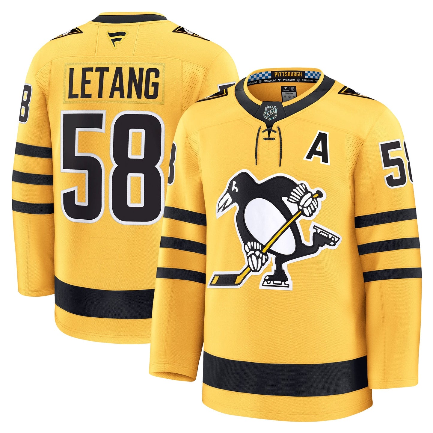Kris Letang Pittsburgh Penguins Fanatics Alternate Premium Jersey