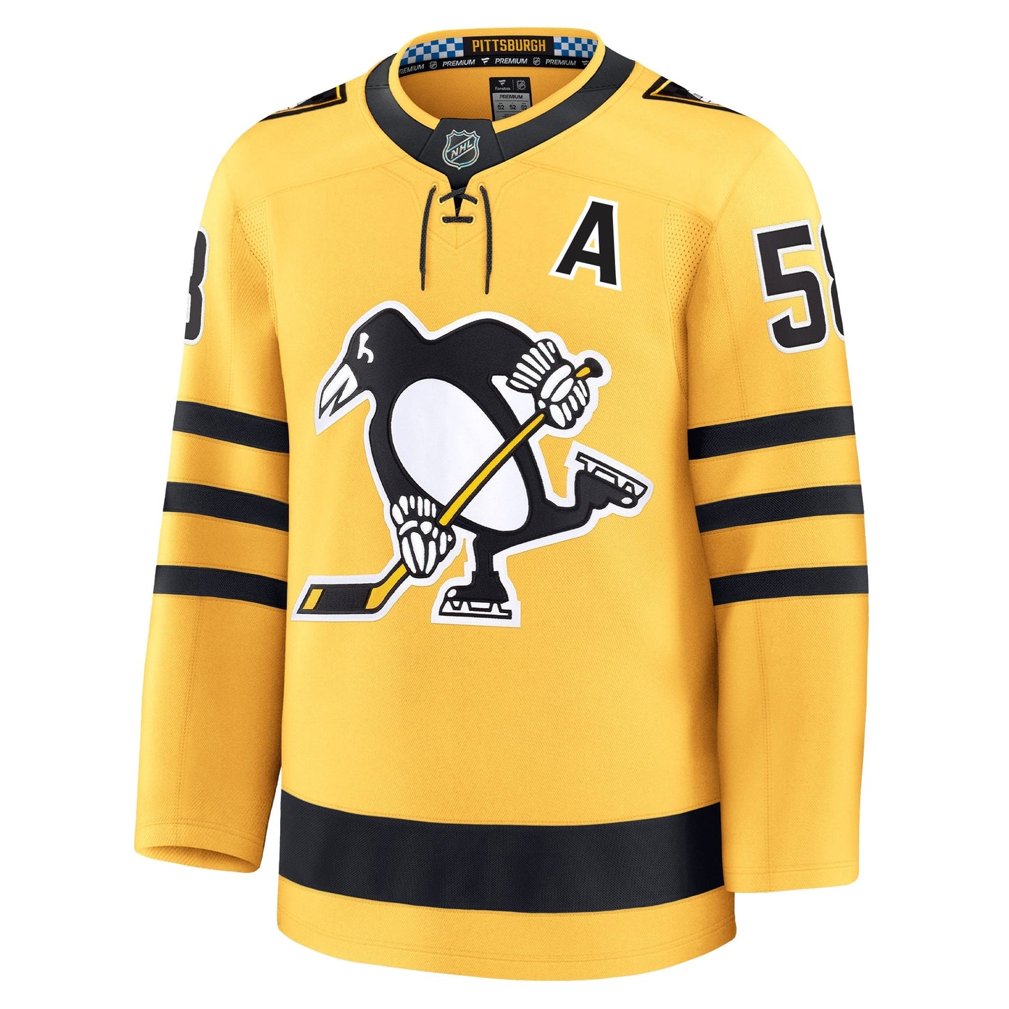 Kris Letang Pittsburgh Penguins Fanatics Alternate Premium Jersey