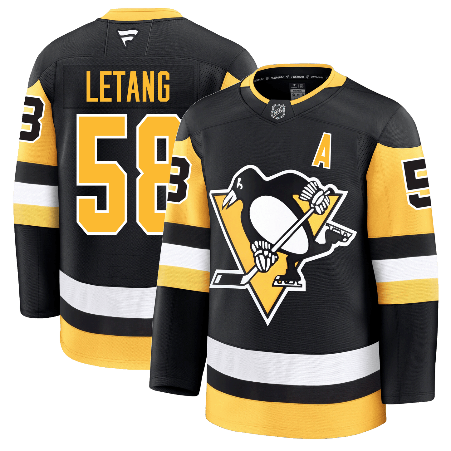 Kris Letang Pittsburgh Penguins Fanatics Premium Home Jersey
