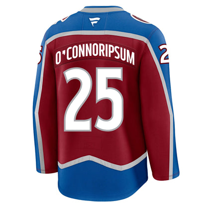 Logan O'Connor Colorado Avalanche Fanatics Premium Home Jersey