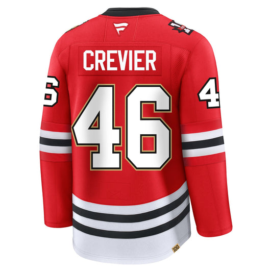 Louis Crevier Chicago Blackhawks Fanatics Centennial Premium Jersey