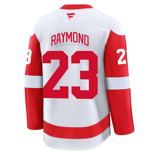 Lucas Raymond Detroit Red Wings Fanatics Premium Away Jersey