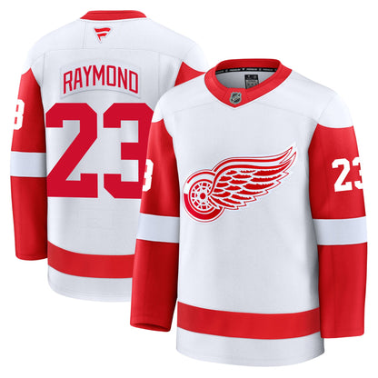 Lucas Raymond Detroit Red Wings Fanatics Premium Away Jersey
