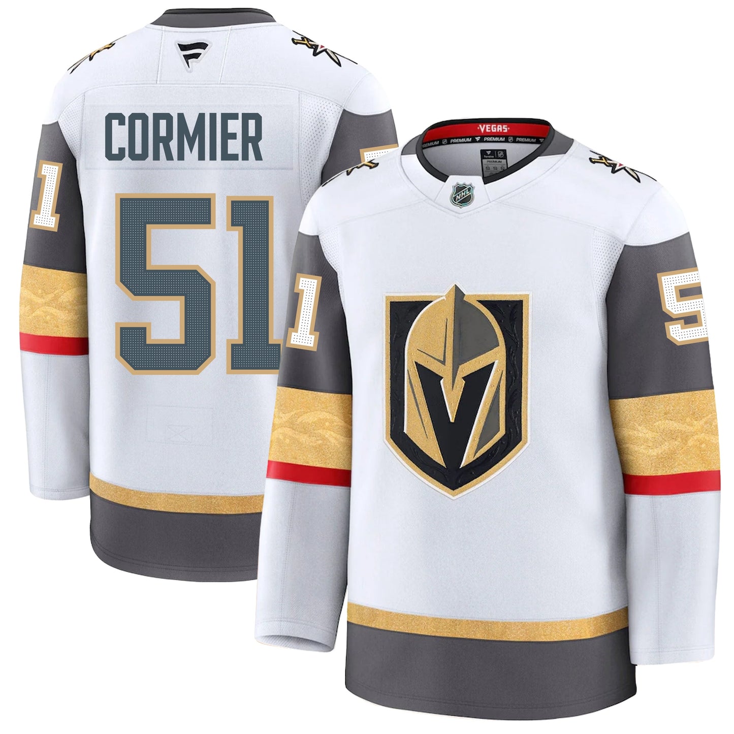 Lukas Cormier Vegas Golden Knights Fanatics Premium Away Jersey