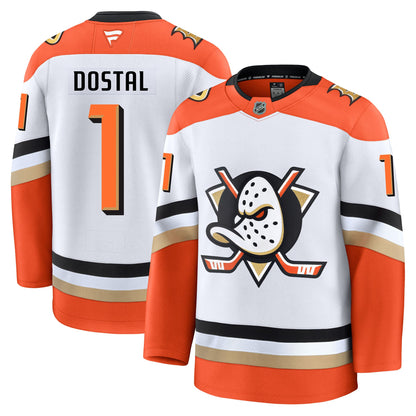 Lukas Dostal Anaheim Ducks Fanatics Premium Away Jersey