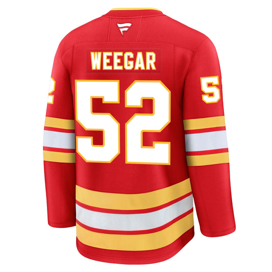 Mackenzie Weegar Calgary Flames Fanatics Premium Home Jersey