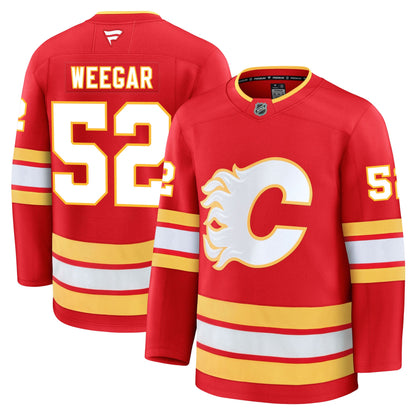 Mackenzie Weegar Calgary Flames Fanatics Premium Home Jersey