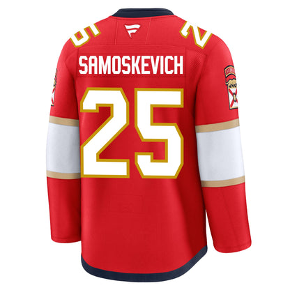 Mackie Samoskevich Florida Panthers Fanatics Premium Home Jersey