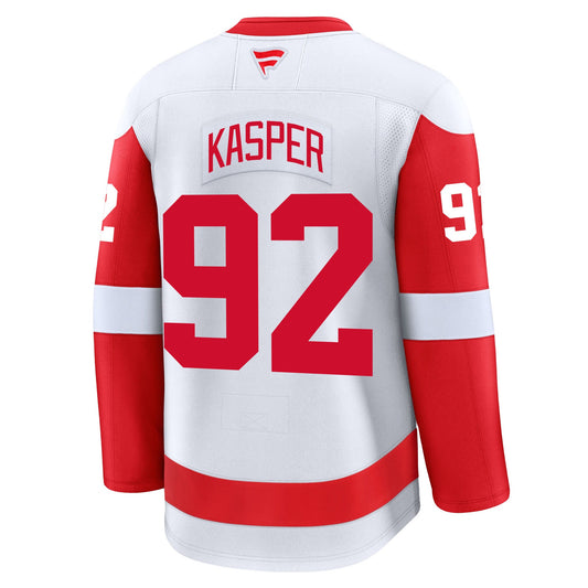 Marco Kasper Detroit Red Wings Fanatics Premium Away Jersey