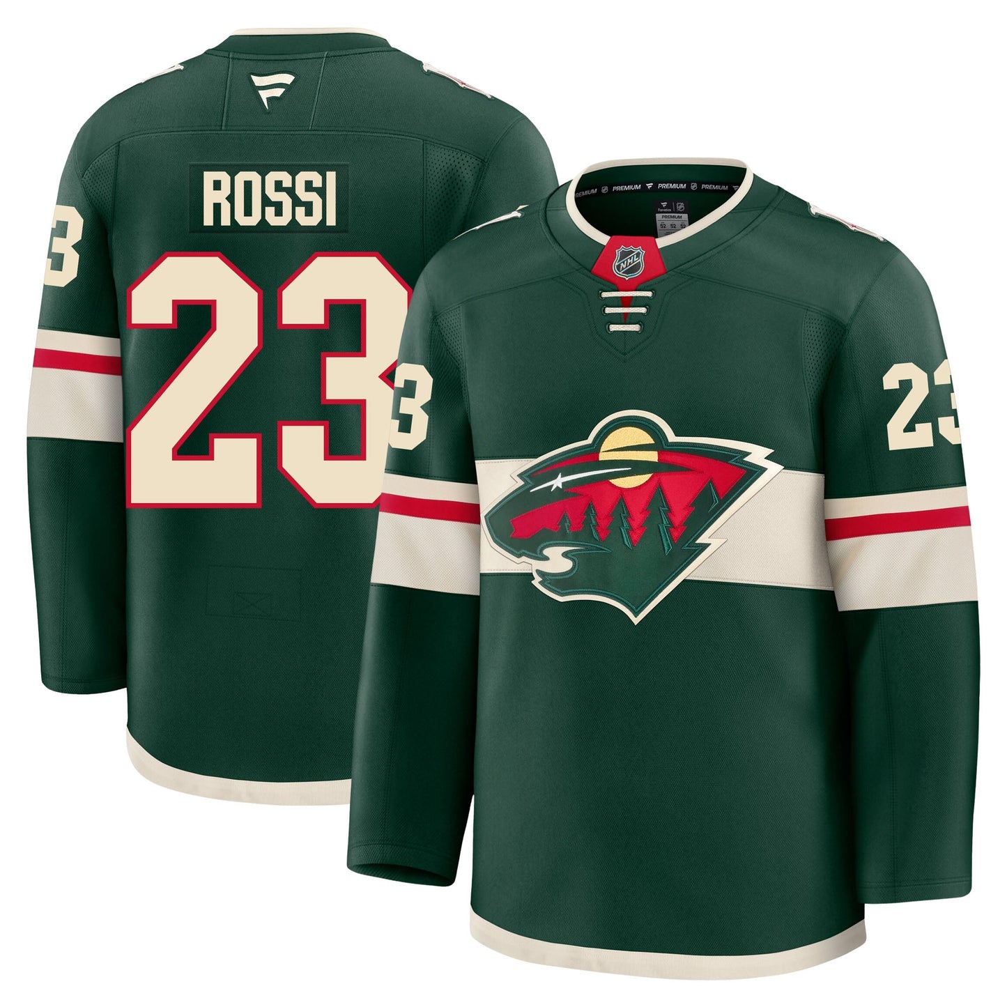 Marco Rossi Minnesota Wild Fanatics Premium Home Jersey