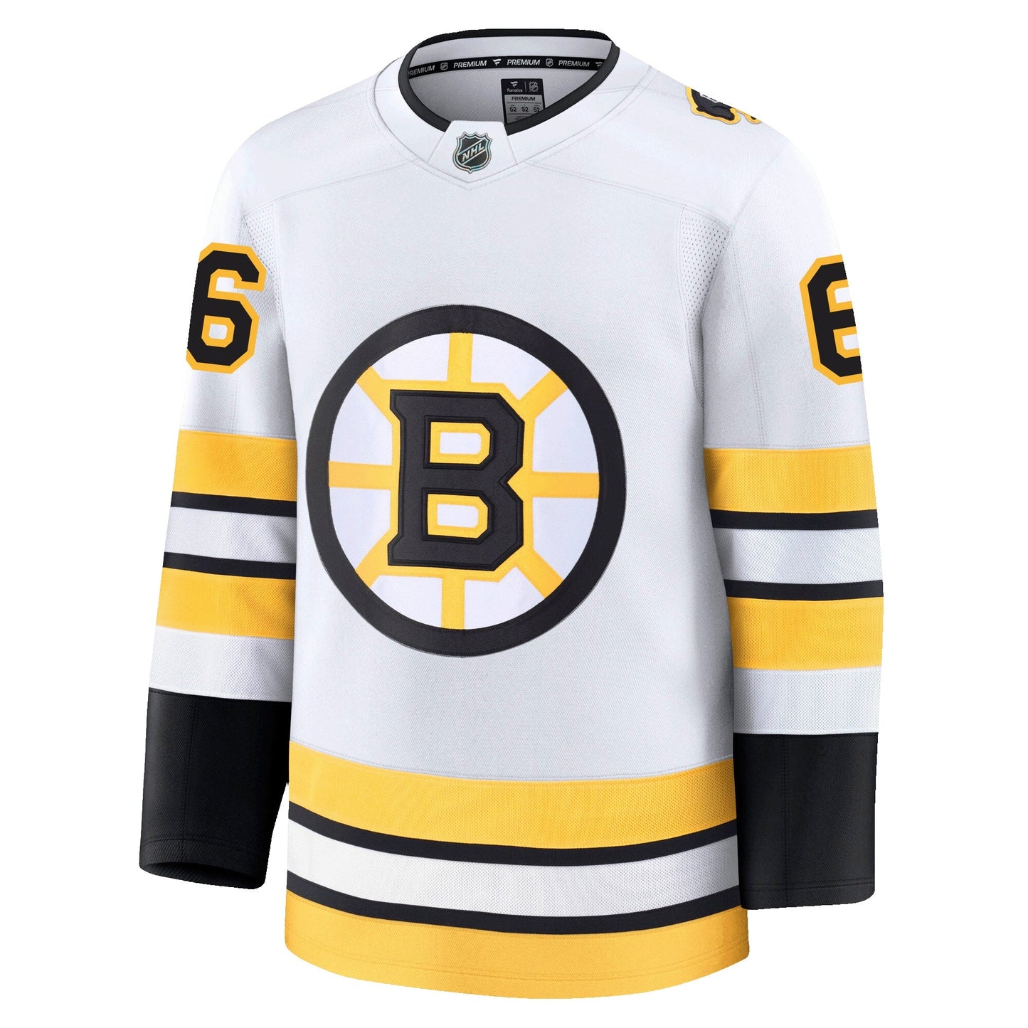 Mason Lohrei Boston Bruins Fanatics Away Premium Jersey