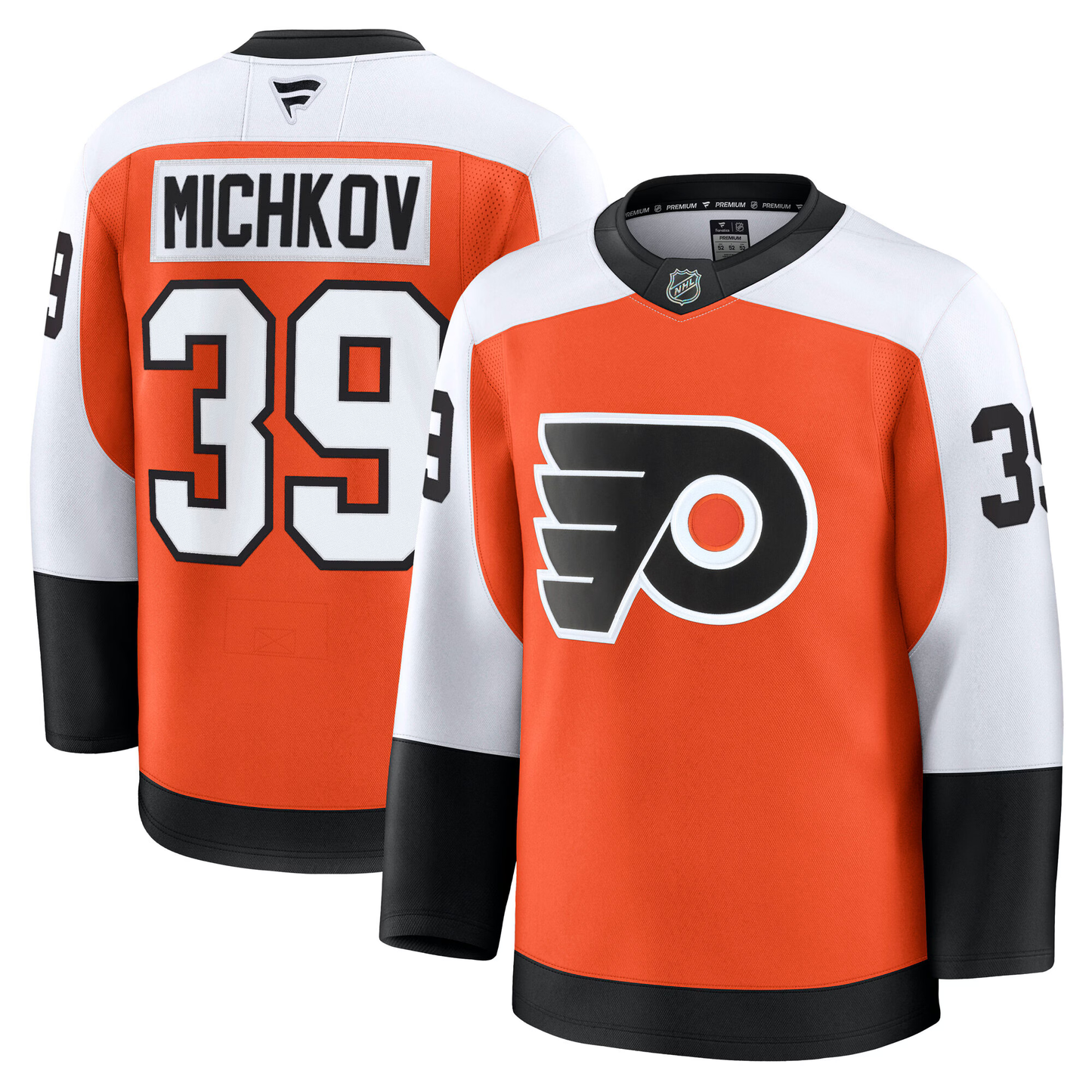 Matvei Michkov Philadelphia Flyers Fanatics Premium Home Jersey