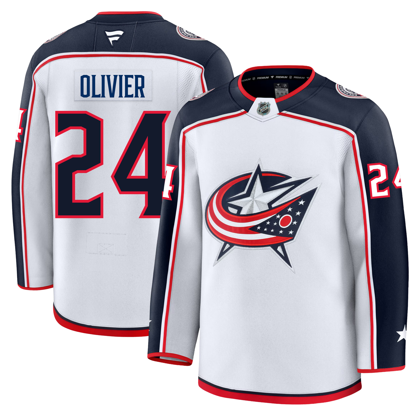 Mathieu Olivier Columbus Blue Jackets Fanatics Premium Away Jersey