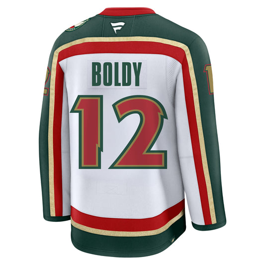 Matt Boldy Minnesota Wild Fanatics Alternate Premium Jersey