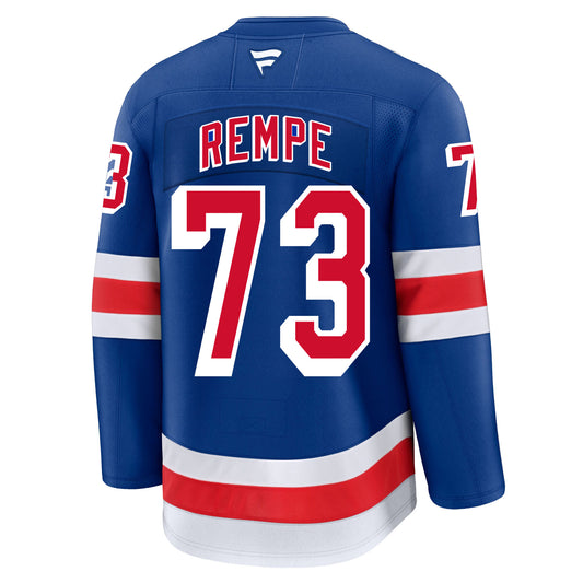 Matt Rempe New York Rangers Fanatics Premium Home Jersey