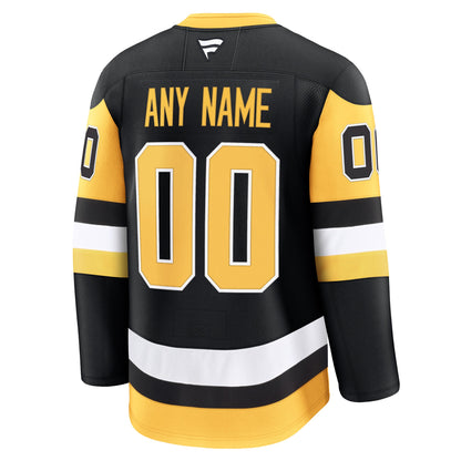 Customizable Pittsburgh Penguins 2024 Fanatics Premium Official NHL HOME Jersey