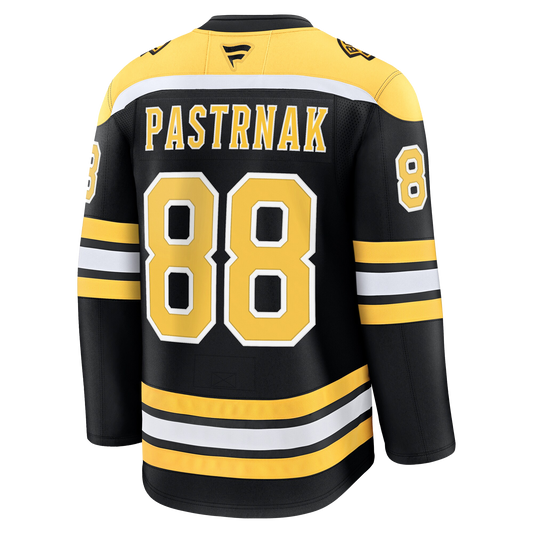 David Pastrnak Boston Bruins 2024 Fanatics Premium Official NHL HOME Jersey