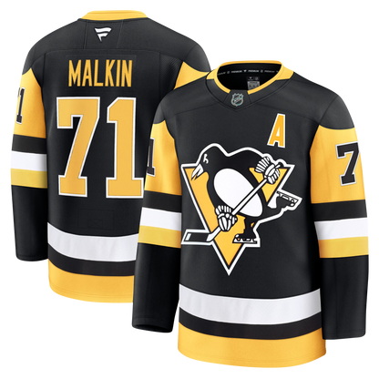 Evgeni Malkin Pittsburgh Penguins 2024 Fanatics Premium Official NHL HOME Jersey