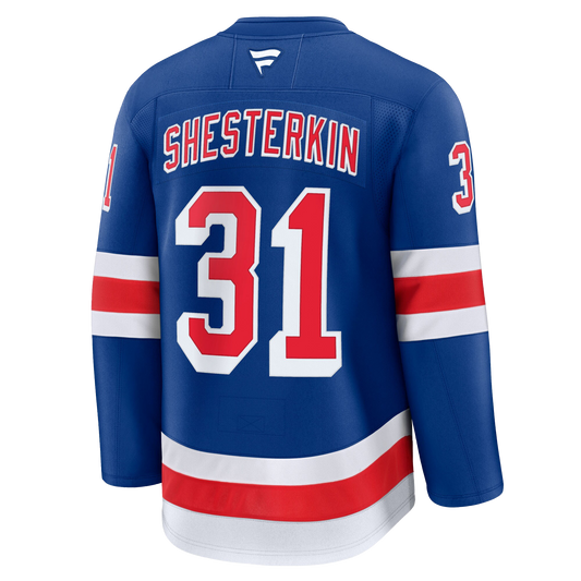 Igor Shesterkin New York Rangers 2024 Fanatics Premium Official NHL HOME Jersey