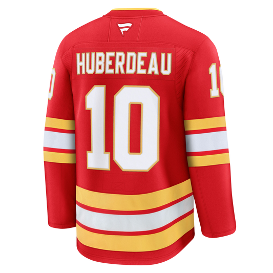 Jonathan Huberdeau Calgary Flames Fanatics Premium Home Jersey