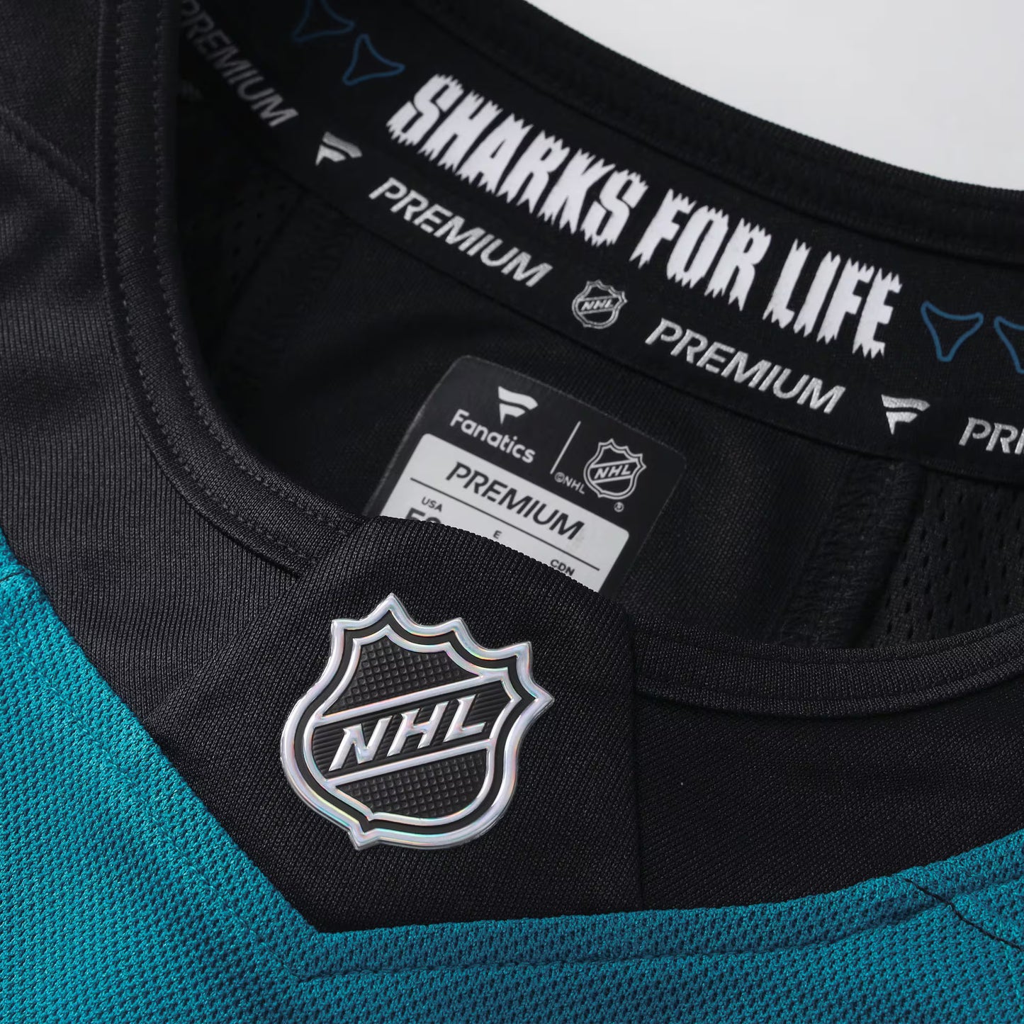 Customizable San Jose Sharks 35th Anniversary Heritage 2.0 Fanatics Premium Jersey