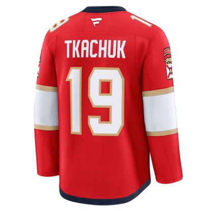 Matthew Tkachuk Florida Panthers Fanatics Red Home Premium Jersey
