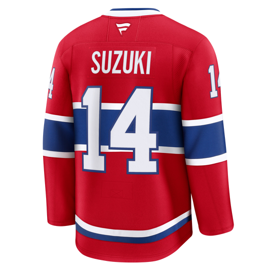 Nick Suzuki Montreal Canadiens Fanatics Home Premium Red Jersey