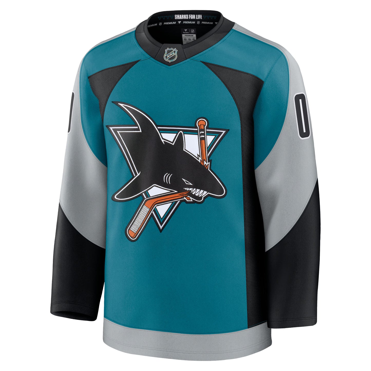 Customizable San Jose Sharks 35th Anniversary Heritage 2.0 Fanatics Premium Jersey