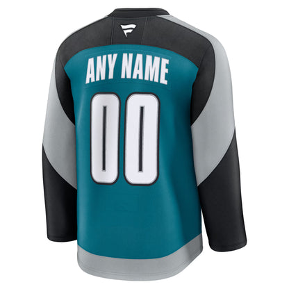 Customizable San Jose Sharks 35th Anniversary Heritage 2.0 Fanatics Premium Jersey