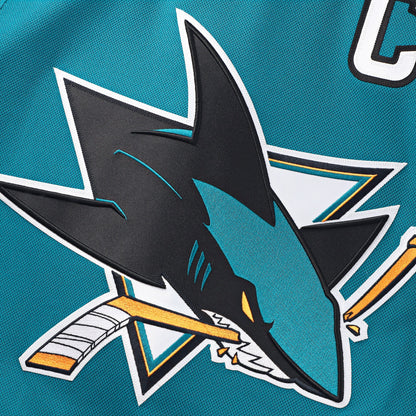 Macklin Celebrini San Jose Sharks 2024 Fanatics Premium Official NHL HOME Jersey