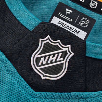 Macklin Celebrini San Jose Sharks 2024 Fanatics Premium Official NHL HOME Jersey