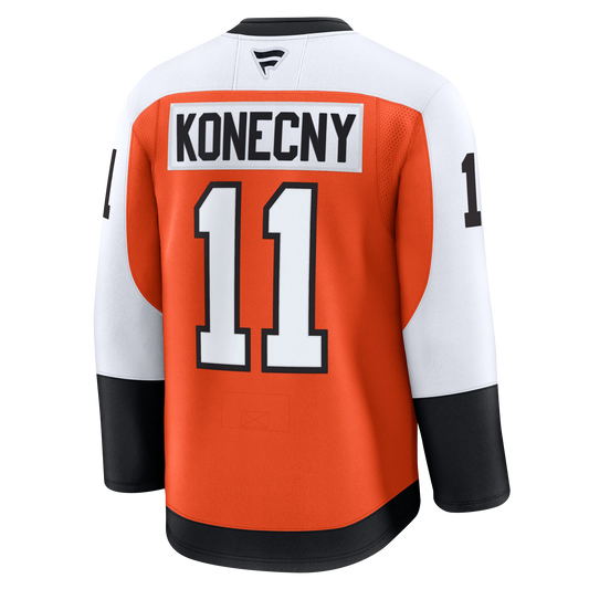 Travis Konecny Philadelphia Flyers 2024 Fanatics Premium Official NHL HOME Jersey