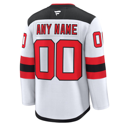 Customizable New Jersey Devils 2024 Fanatics Premium Official NHL AWAY Jersey