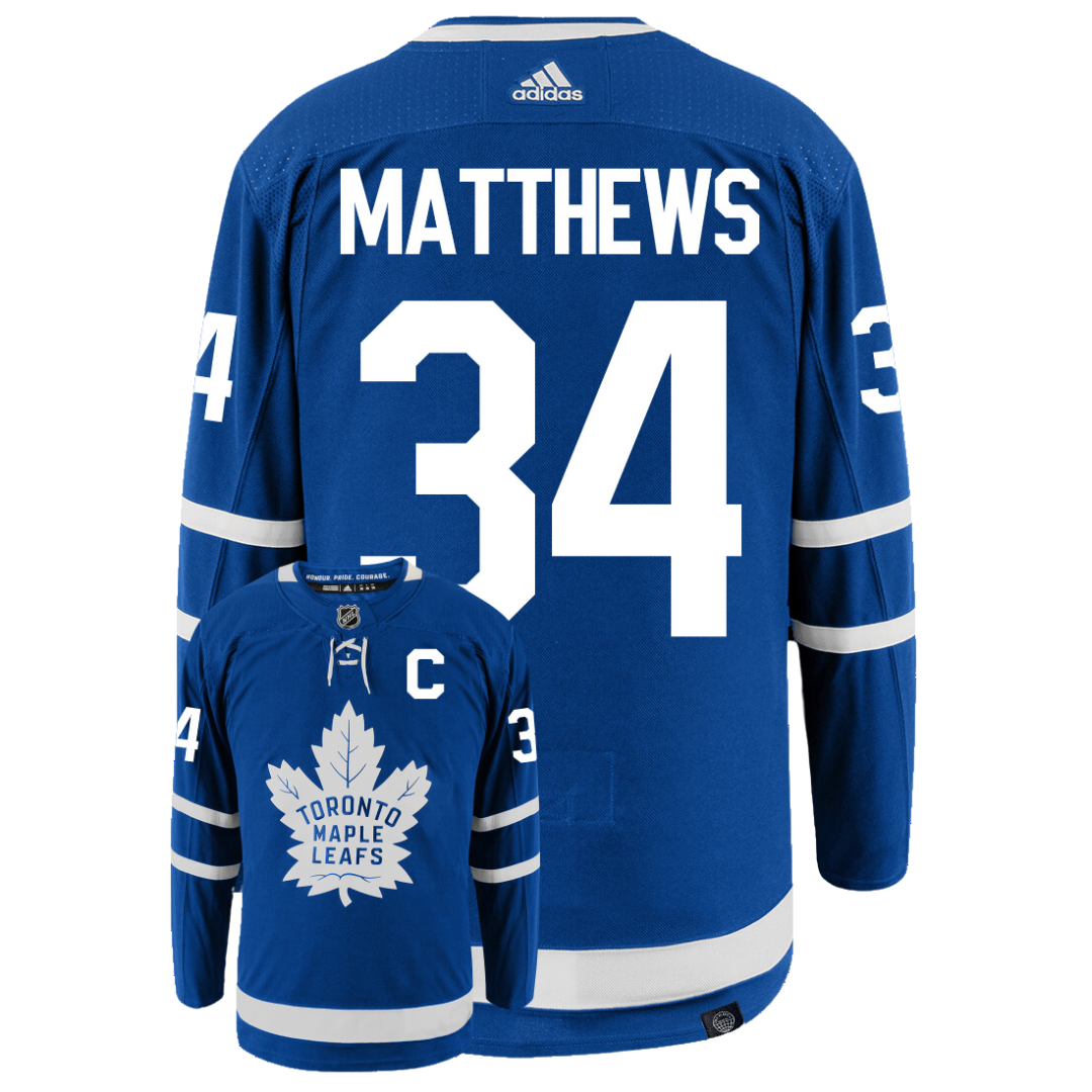 Auston Matthews Toronto Maple Leafs Adidas Primegreen Authentic NHL Hockey Jersey