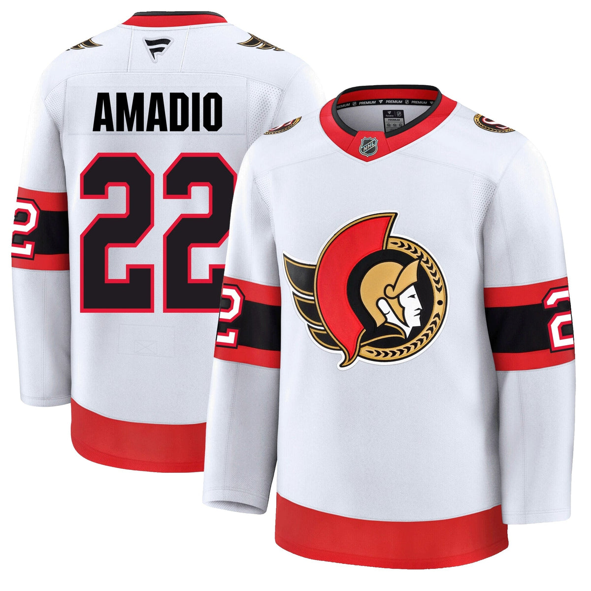 Michael Amadio Ottawa Senators Fanatics Premium Away Jersey