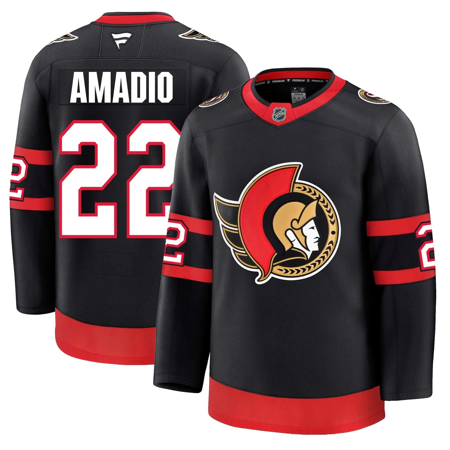 Michael Amadio Ottawa Senators Fanatics Premium Home Jersey