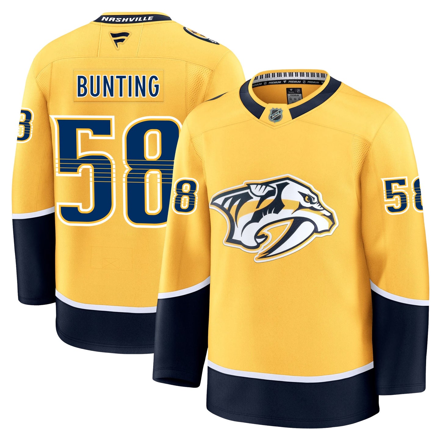 Michael Bunting Nashville Predators Fanatics Premium Home Jersey