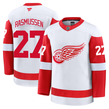 Michael Rasmussen Detroit Red Wings Fanatics Premium Away Jersey
