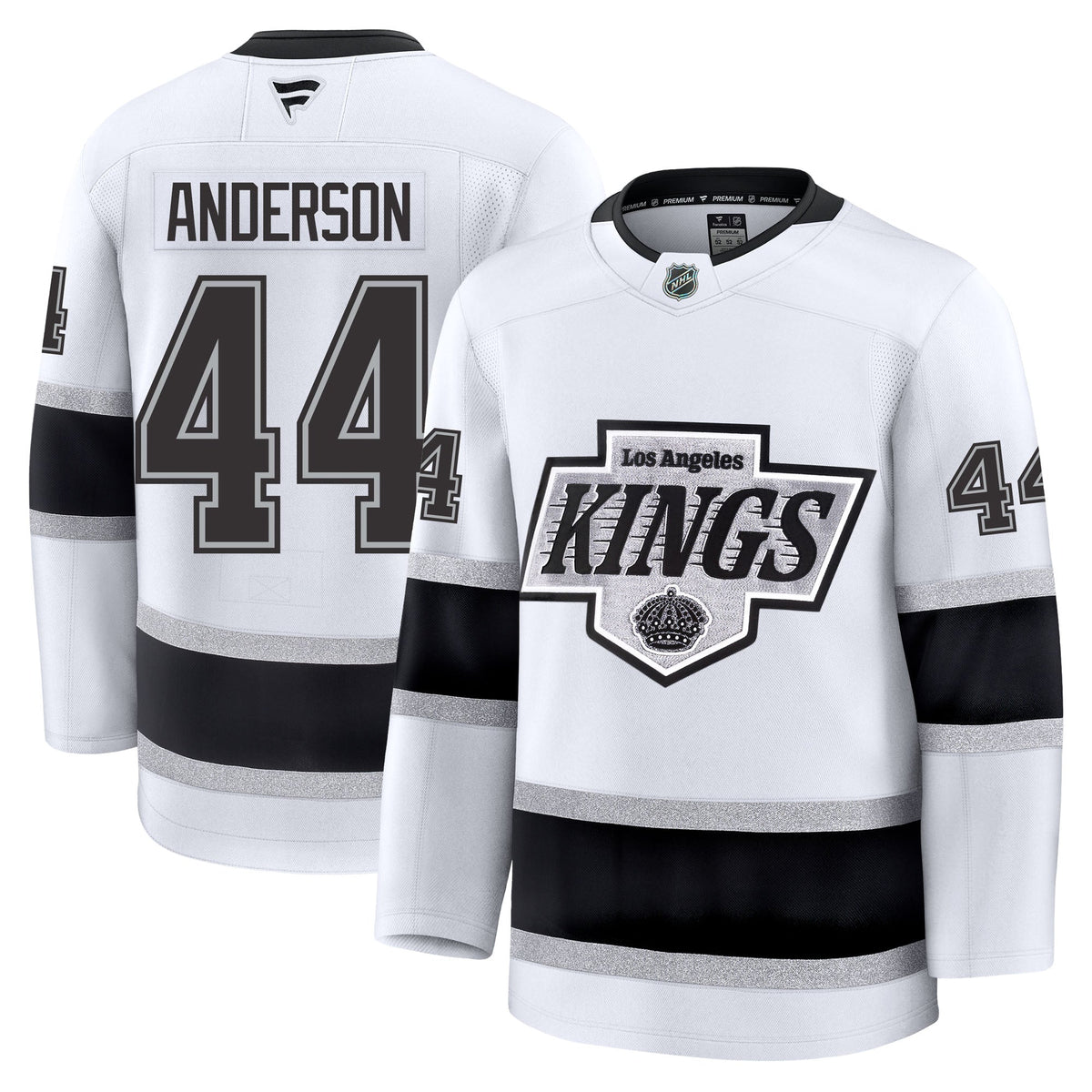 Mikey Anderson Los Angeles Kings Fanatics Premium Away Jersey
