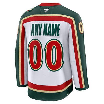 Customizable Minnesota Wild 25th Anniversary Fanatics Premium Jersey