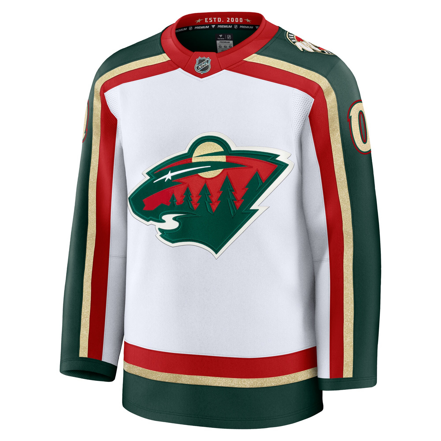 Customizable Minnesota Wild 25th Anniversary Fanatics Premium Jersey