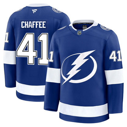 Mitchell Chaffee Tampa Bay Lightning Fanatics Premium Home Jersey
